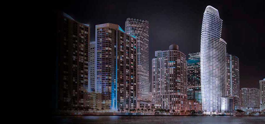 Porsche Design Tower - new developments at Sunny Isles Beach